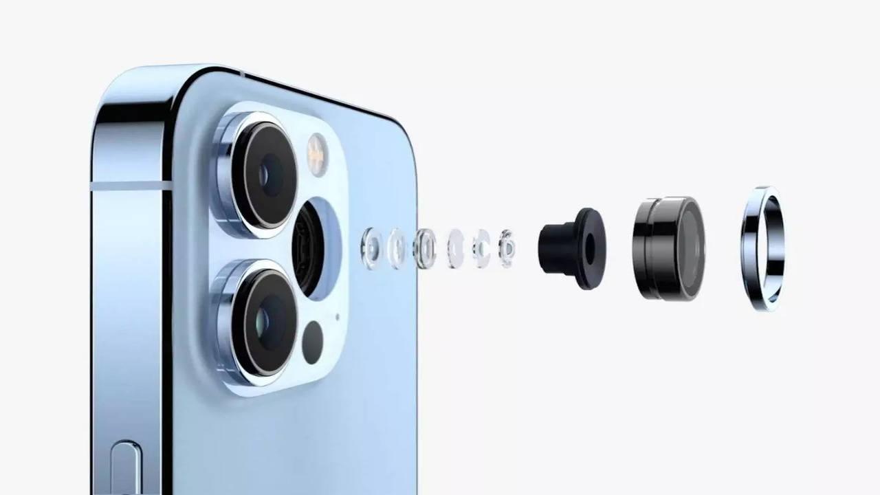 Exploded View of a Smartphone lens assembly